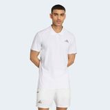 Adidas Tennis Climacool Erkek Beyaz Polo Tişört (KF5004) - XL