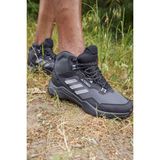 adidas Terrex Ax4 Mid Gro Tex Hiking Continental Sneaker Gore Tex Bilekli Sneaker Siyah Gri - Siyah - Gri