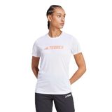 Adidas Terrex mt Log Tech Kadın Tişört - XS - Beyaz