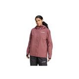 adidas Terrex Multi 2L Rain.Rdy Yalıtımlı Mont, Kadın, Bordo, L Beden