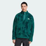 Adidas Terrex Multi High Pile Erkek Sweatshirt - Haki - Yeşil