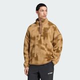 Adidas Terrex Multi High Pile Erkek Sweatshirt - Sarı