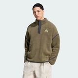 Adidas Terrex Multi High Pile Fleece Erkek Sweatshirt - XL - Haki - Yeşil