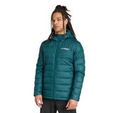 adidas Terrex Multi Light Down Erkek Yeşil Kapüşonlu Mont