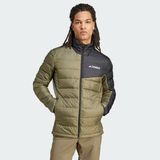 Adidas Terrex Multi Light Down Erkek Yeşil Mont - XL