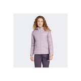 adidas Terrex Multi Synthetic Insulated Kadın Mor Kapüşonlu Mont