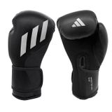 adidas Tilt 200 PU Deri Boks Eldiveni, Güvenli Uyum için Elastik Kayışlı, Bilek Desteği, Sparring, Antrenman ve Boks Çantası için, Erkekler ve Kadınlar İçin Uygun, Siyah