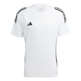 Adidas Tiro 24 Jersey Erkek Beyaz Bisiklet Yaka Tişört, XXL