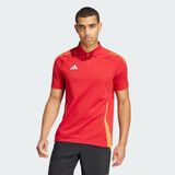 Adidas Tiro 24 Polo Erkek Tişört Kırmızı Günlük Kullanım için Rahat Kesim