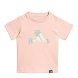 adidas Tiro Nster Bebek Yuvarlak Yaka Tişört, 2-3 Yaş, 01-KA0520-5, Pembe, Üniseks bebek