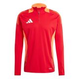 adidas Tiro24 Competition Yarım Fermuarlı Sweatshirt S, Kırmızı