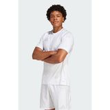 adidas TIRO25 C M Jsym Beyaz Erkek Tişört JF6082 Polyester Nefes Alabilir Kumaş ile Şık Tasarım - XL