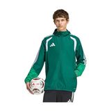 Adidas TIRO26C Aw Jkt Erkek Futbol Antrenman Yağmurluk KB0137 Yeşil - 2XL