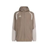 Adidas Tiro26C Aw Jkt Erkek Futbol Antrenman Yağmurluk KE9319 Kahverengi