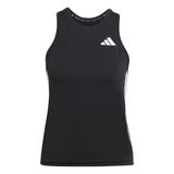 adidas Train Essentials 3 Stripes Workout Kadın Atlet Siyah XS