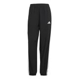 adidas Train Essentials 3 Stripes Woven Kadın Eşofman Altı Siyah L
