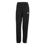 adidas Train Essentials 3 Stripes Woven Kadın Eşofman Altı Siyah XS