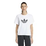 adidas Trefoil Boxy Kadın Beyaz T-Shirt