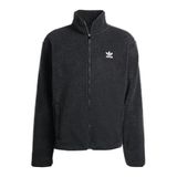 adidas Trefoil Essentials Erkek Siyah Polar Ceket (JV7676)