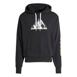 adidas U SNOW HD Unisex Grafik Baskılı Kapüşonlu Sweatshirt, L