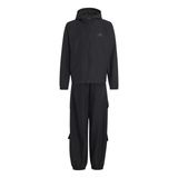 adidas Üniseks Çocuk Seasonals Woven Utility Junior Eşofman Takımı (1'li Paket)