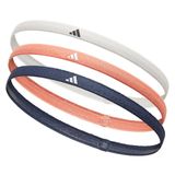 adidas Üniseks Yetişkin Gri, Coral Fusion, Shadow Navy Saç Bantları | Likradan elastik saç lastikleri, kaymaz silikon şeritli. Antrenman ve spor için ideal aksesuar. Standart beden.