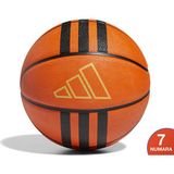 adidas Unisex 3S Rubber X3 Basketbol Topu Turuncu Yumuşak ve Dayanıklı Kauçuk Malzemeden