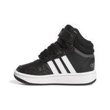adidas Unisex Bebek Hoops Mid 3.0 Ac I Spor Ayakkabı, Cblack/Ftwwht/Gresix, 22