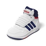 adidas Unisex Bebek Hoops Mid 3.0 Ac I Spor Ayakkabı, Ftwwht/Vicblu/Betsca, 23.5