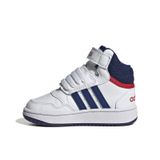 adidas Unisex Bebek Hoops Mid 3.0 Ac I Spor Ayakkabı, Ftwwht/Vicblu/Betsca, 23