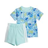 adidas Unisex Çocuk I DY LS T SET Eşofman Takımı SEFLAQ/MULTCO 912M