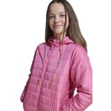 adidas Unisex Çocuk Pembe Ceket 10 Yaş J ESS L PAD JKT Modeli