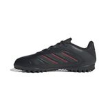 adidas Unisex Kids Copa Pure 3 Club Kids TF futbol ayakkabısı, Core Black Carbon Lucid Red, 30.5 EU
