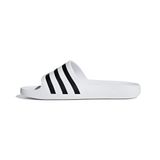 adidas Unisex Yetişkin Adilette Aqua Sandalet, Ftwwht/Cblack/Ftwwht, 48.5