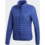 Adidas Varilite Soft CY8728 Kadın Kaz Tüyü Mont Uzun Kol Midi Kesim Mavi - XS