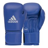 adidas Velcro IBA Boks Eldiveni, Antrenman, Delme ve Boks için - Erkekler ve Kadınlar için (10 oz, Mavi)