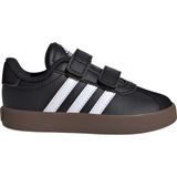 adidas VL Court 3.0 Çocuk Ayakkabı Suni Deri ve Süet Üst Yapı ile Siyah Renkli Dayanıklı Tasarım - Siyah - Beyaz