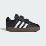 Adidas VL Court 3.0 Çocuk Spor Ayakkabı Siyah - Beyaz Konforlu Tasarım ve Suni Deri Malzeme