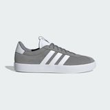 adidas Vl Court 3.0 Spor Ayakkabı Erkek Gri - Beyaz Suni Deri Hafif Taban ile Konforlu