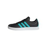 adidas VL COURT MER Unisex Yetişkin Ayakkabı Düşük Taban (Futbol Dışı), core black/semi mint rush/ftwr white, 38 2/3