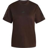 adidas W AOP 3S T INF Kahverengi Kadın T-shirt KE8830
