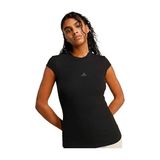 Adidas W Coq Tee Kadın Günlük Tişört JZ0278 Siyah - XL