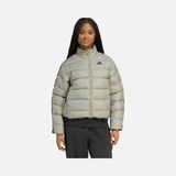 adidas W Ess 3 S Sd Jkt Mont JX7809 - Açık Yeşil - XS