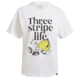 adidas W POSITIVE T Kadın T-Shirt, white, XS