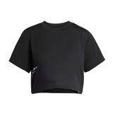 adidas W PWR G T Kadın Baskılı/Desenli Kısa Kollu Tişört, black, S