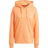 adidas W TX LOGO HOODY Kadın Sweatshirt IS7227 - XS - Turuncu
