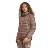 adidas W XPR DOWN J Spor Mont, M, JL5583, Açık Kahve, Kadın