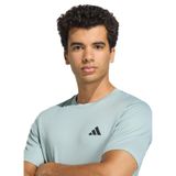 adidas We Bas T Spor T-Shirt Kd5462, L, WY218, Yeşil, Erkek