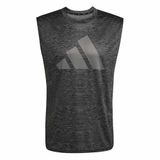 adidas WE BRL SL T Erkek Kısa Kollu Tişört, grey six mel/grey four, S