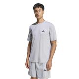 adidas WE FR T Erkek Kısa Kollu Tişört, halo silver, M